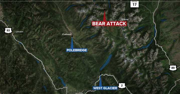Backcountry hiker hurt by bear at Glacier National Park