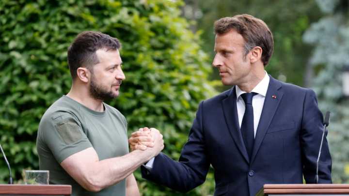 Macron y Zelenski  conversarán  luego de la cumbre de Trump con Putin