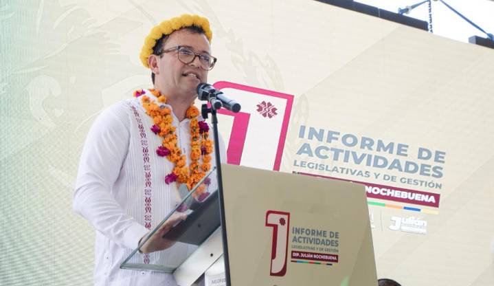 Diputado Julián Nochebuena rinde primer informe ante más de mil 400 personas