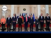 Trump, Zelenskyy meet with European leaders at White House