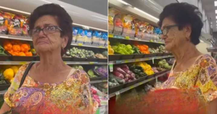 La reacción de una abuela cubana al ver un supermercado en EE.UU. por primera vez