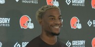 Isaiah Bond speaks to the media for the first time since signing with the Browns
