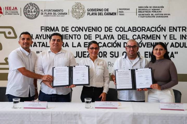 Gobierno de Estefanía Mercado y el IEEJA impulsan a jóvenes y adultos a concluir su educación básica