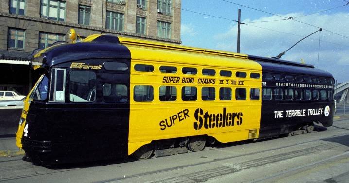 Historic Terrible Trolley on display at Pennsylvania Trolley Museum in Washington County