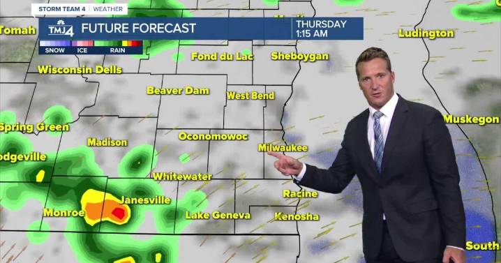 Southeast Wisconsin weather: A few showers and storms Wednesday night