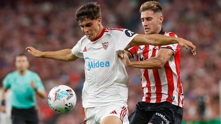 Robert Navarro da la victoria al Athletic ante el Sevilla en un partido lleno de golazos