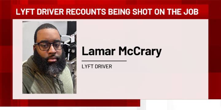 Lyft driver shot on the job describes terrifying moment