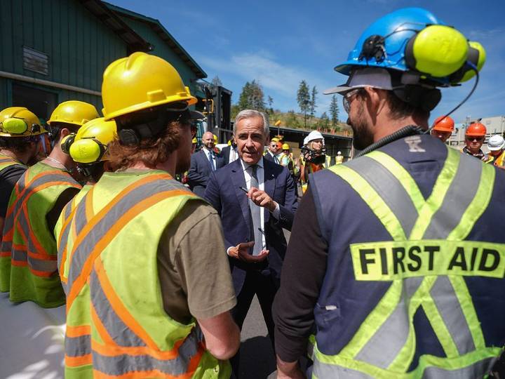 Mark Carney's announcement of $1.2 billion for forestry sector gets qualified support in B.C.