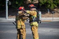 Firefighters Knock Down Fires from Vacant Buildings in East Hollywood