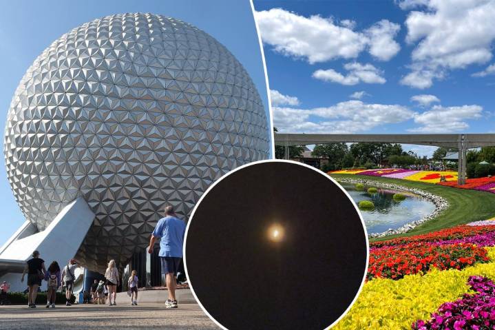 'UFO' seen hovering over Disney World's Epcot in Orlando
