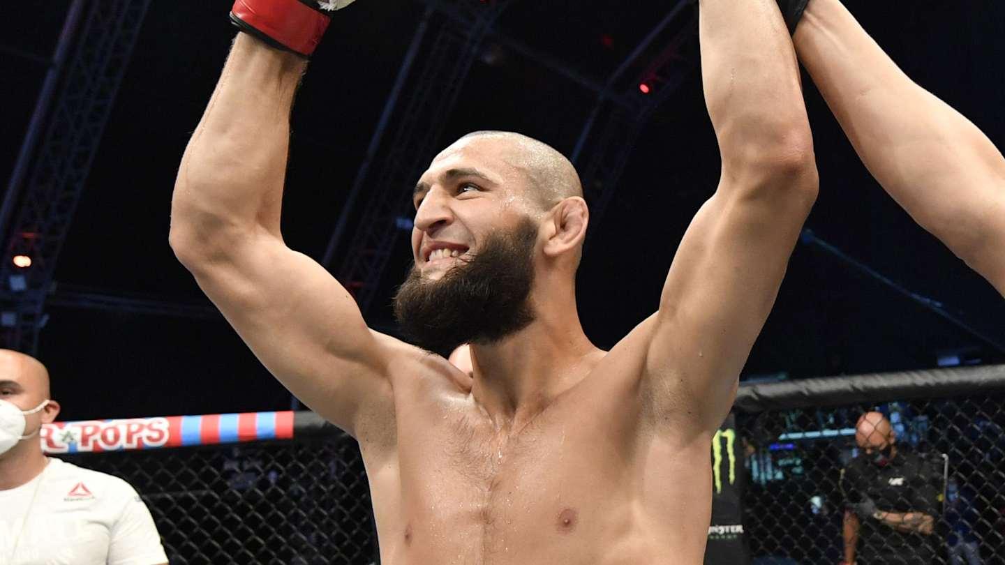 Khamzat Chimaev needed just one punch and 17 seconds to flatline UFC veteran