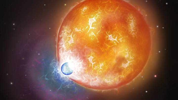 El telescopio Hubble revela las secuelas de una extraña colisión estelar