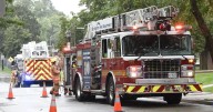 Dog killed in Burlington house fire