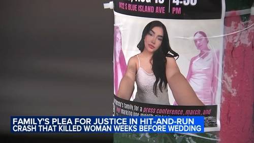 Family demands justice in Pilsen, Chicago hit-and-run crash that killed Marcela Herrera, injured fiancé near Ashland and Cullerton