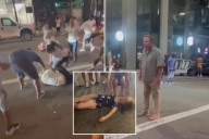 Cincinnati leaders 'demanding prosecution' of white man who used racial slur in viral street brawl
