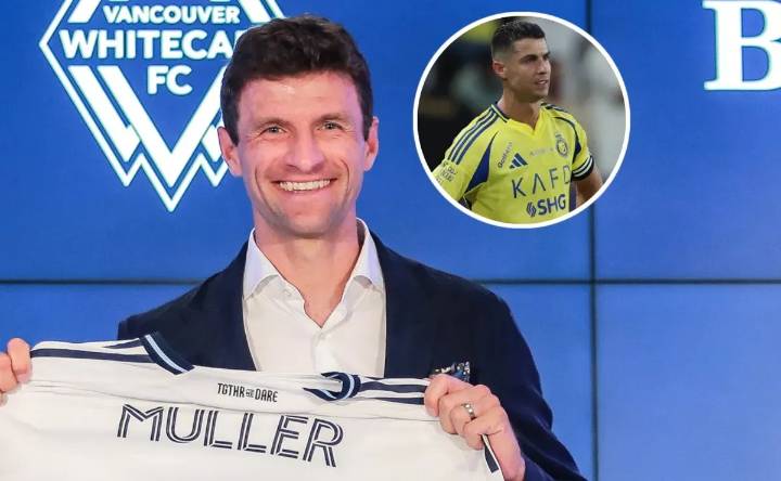 MLS new signing Thomas Muller surprisingly leaves Cristiano Ronaldo out of his 5