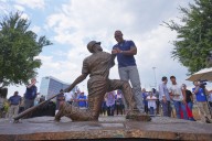 Adrian Beltré now has a statue in Arlington to go with his Hall of Fame bust in Cooperstown