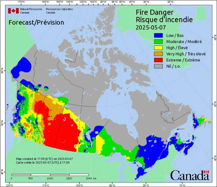 Canada's fire bans and danger ratings explained