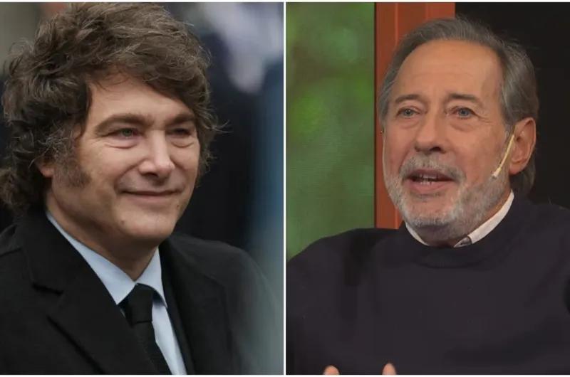 Javier Milei defendió a Guillermo Francella y elogió su película "Homo Argentum"