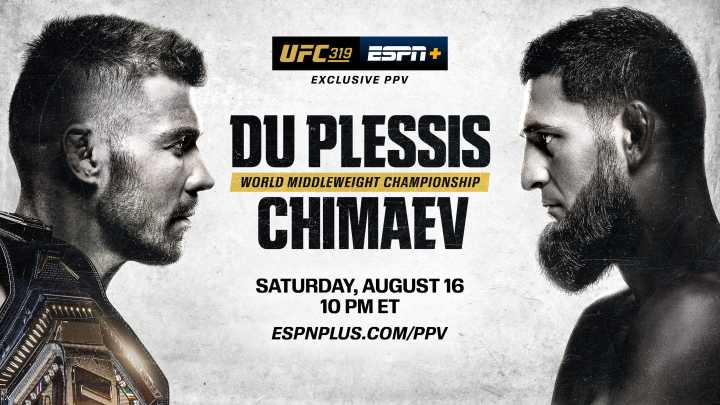 UFC 319: Du Plessis vs. Chimaev | Saturday, August 16