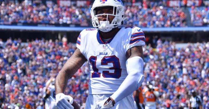Gabe Davis visits Bills ahead of final week of preseason