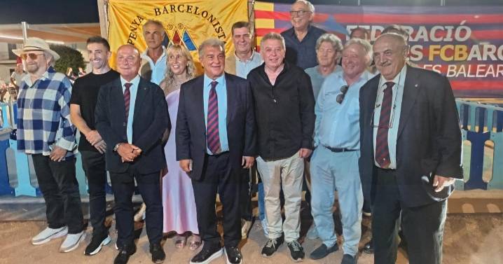 Fiesta azulgrana en Mallorca