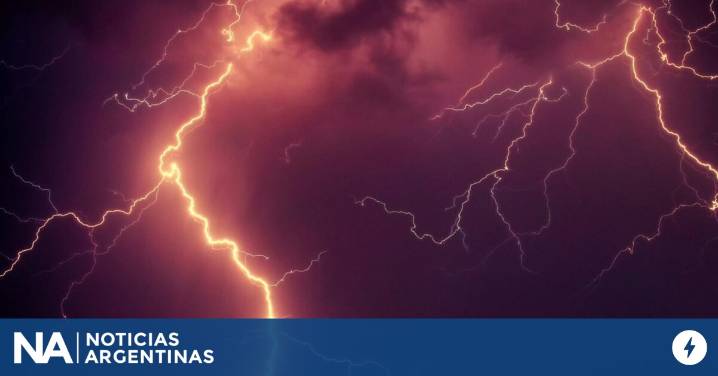Ni LUNES ni MARTES: la tormenta eléctrica más fuerte de agosto cambió de fecha y hora