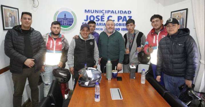 José C. Paz avanza en la protección laboral y la seguridad de trabajadores de delivery