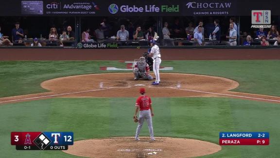 Rangers get trio of 3-run homers and Seager goes deep in 20