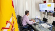 Sánchez preside desde Lanzarote la coordinación contra los incendios y viaja este domingo a Ourense y León
