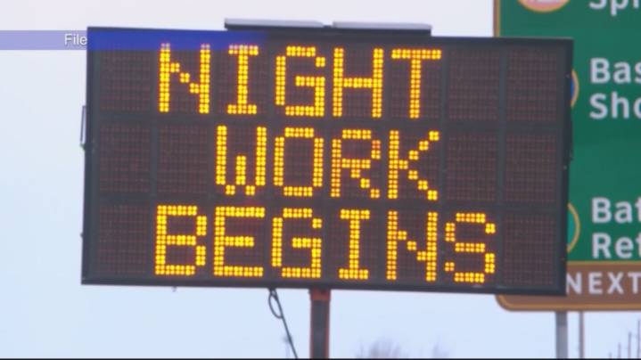 Westbound I-44 nighttime right lane closure in Springfield slated for Friday