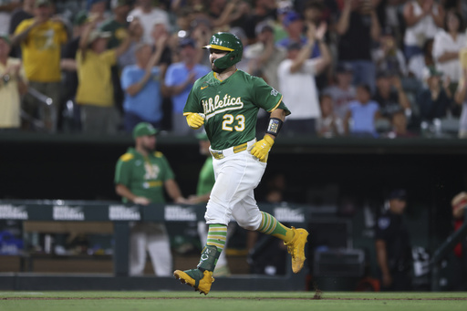 Shea Langeliers conecta su 2do grand slam y conduce a Atléticos a victoria 8