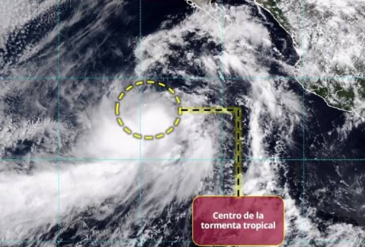 Juliette avanza como tormenta tropical y genera lluvias fuertes en Baja California Sur