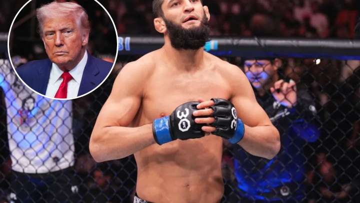Was Khamzat Chimaev banned from fighting in USA and did Donald Trump help UFC 319 star get into the country?
