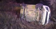Ruta 22: vuelco dejó dos heridos en Coronel Belisle, en el mismo lugar hubo otro choque