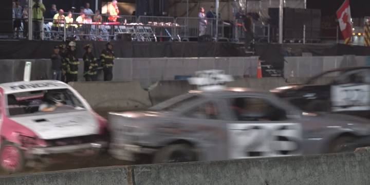 Figure 8 racing night at the Champlain Valley Fair