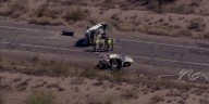 Rollover crash that injured 6 people closes freeway in Peoria