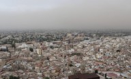 La intrusión de una masa de aire sahariano eleva los niveles de las partículas PM10 en Lorca