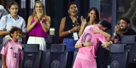 El gesto de Messi con sus hijos en medio de la celebración del Inter Miami por el pase a la final de la Leagues Cup