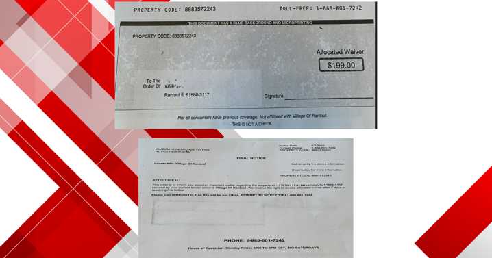 Rantoul police warn of check scam circulating