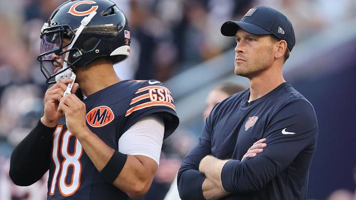 Caleb Williams flashes chemistry with Ben Johnson in preseason Bears blowout