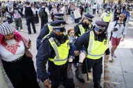 Detienen a 466 personas en Londres durante protesta en favor de Palestina