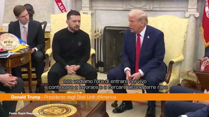 Trump incontra Zelensky e i leader europei: vertice decisivo alla Casa Bianca