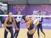 Duplas de voleibol de playa de Venezuela a cuartos de final en Asunción 2025
