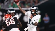 Eagles training camp: Landon Dickerson injured; Jalen Hurts run source