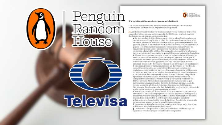 Penguin Random House publica respuesta ante demanda de Televisa por libro de Anabel Hernández
