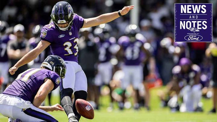 News & Notes: Tyler Loop Is Lone Kicker in Camp and 'Kicking Well Enough to Win the Job'