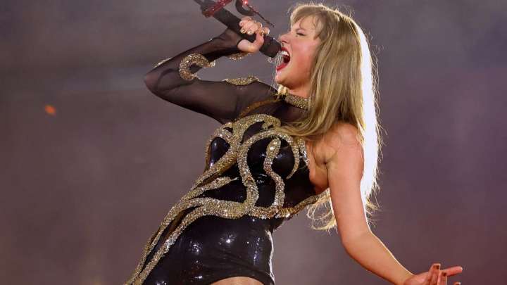 Taylor Swift drops huge hint she could perform at Super Bowl as she plants clues in album announcement with Travis Kelce