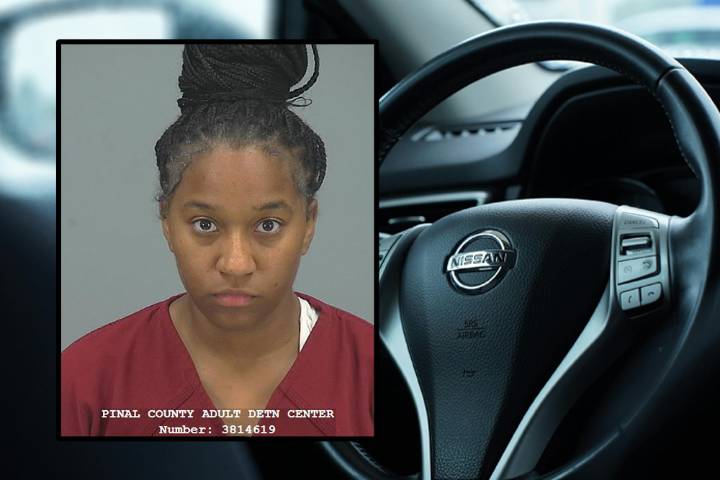 Police arrest Homestead woman caught with baby in lap, phone in hand