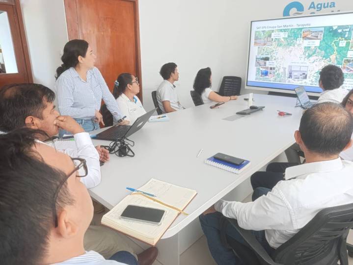 Cami Yacu de Sunass realiza visita técnica a Emapa San Martín